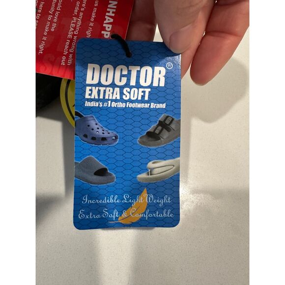 NWT Doctor Soft Black Slip on Comfort Shoes Size Men 10 Women 12 - Picture 6 of 7